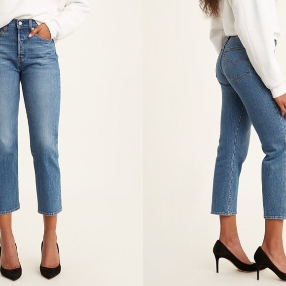 LEVI'S wedgie straight jeans in jive sound (sz27) - Picture 2 of 14